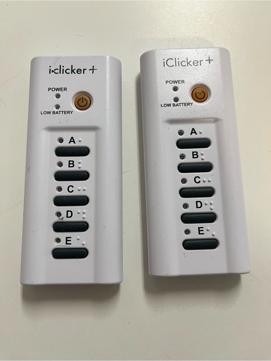 Iclicker Other - iClicker+ White Student Response Remote - Pair of Remotes